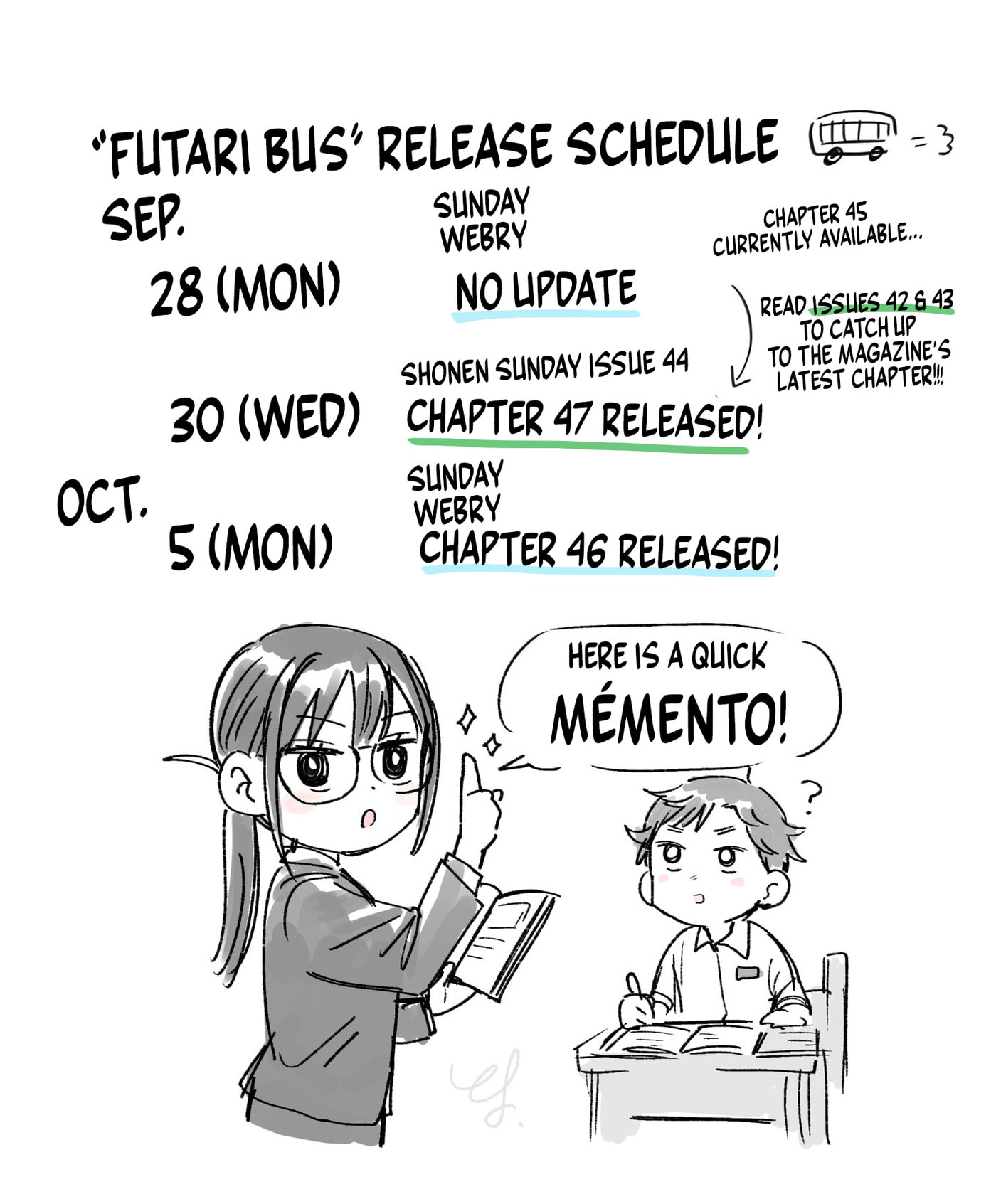 Futari Bus Chapter 47 page 22 - 