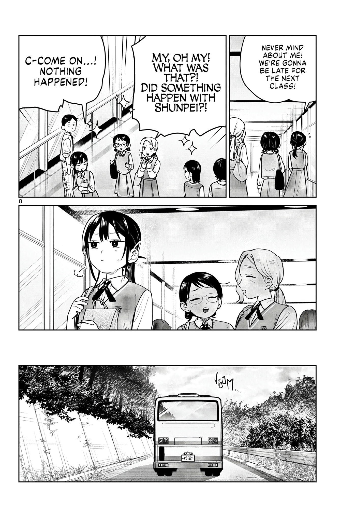 Futari Bus Chapter 48 page 8 - 