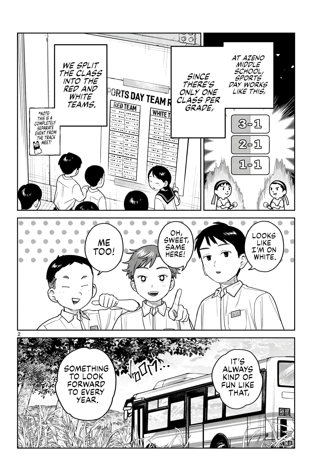 Futari Bus Chapter 50 page 2 - 
