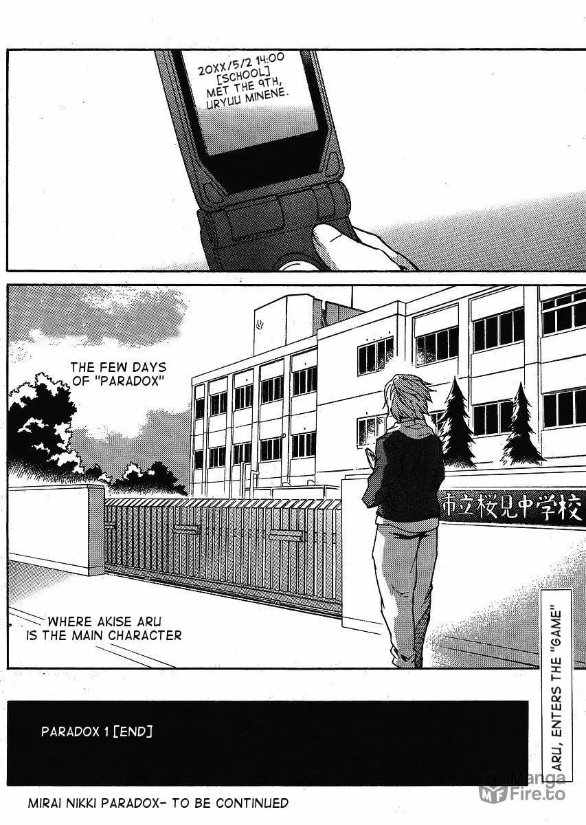 Future Diary Paradox Chapter 1 page 36 - 