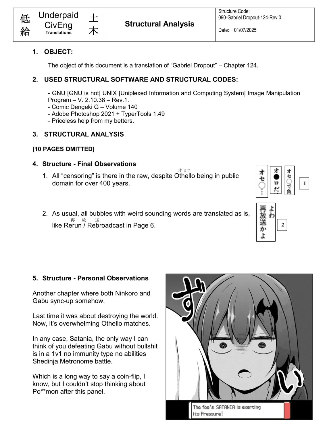 Gabriel Dropout Chapter 124 page 21 - 