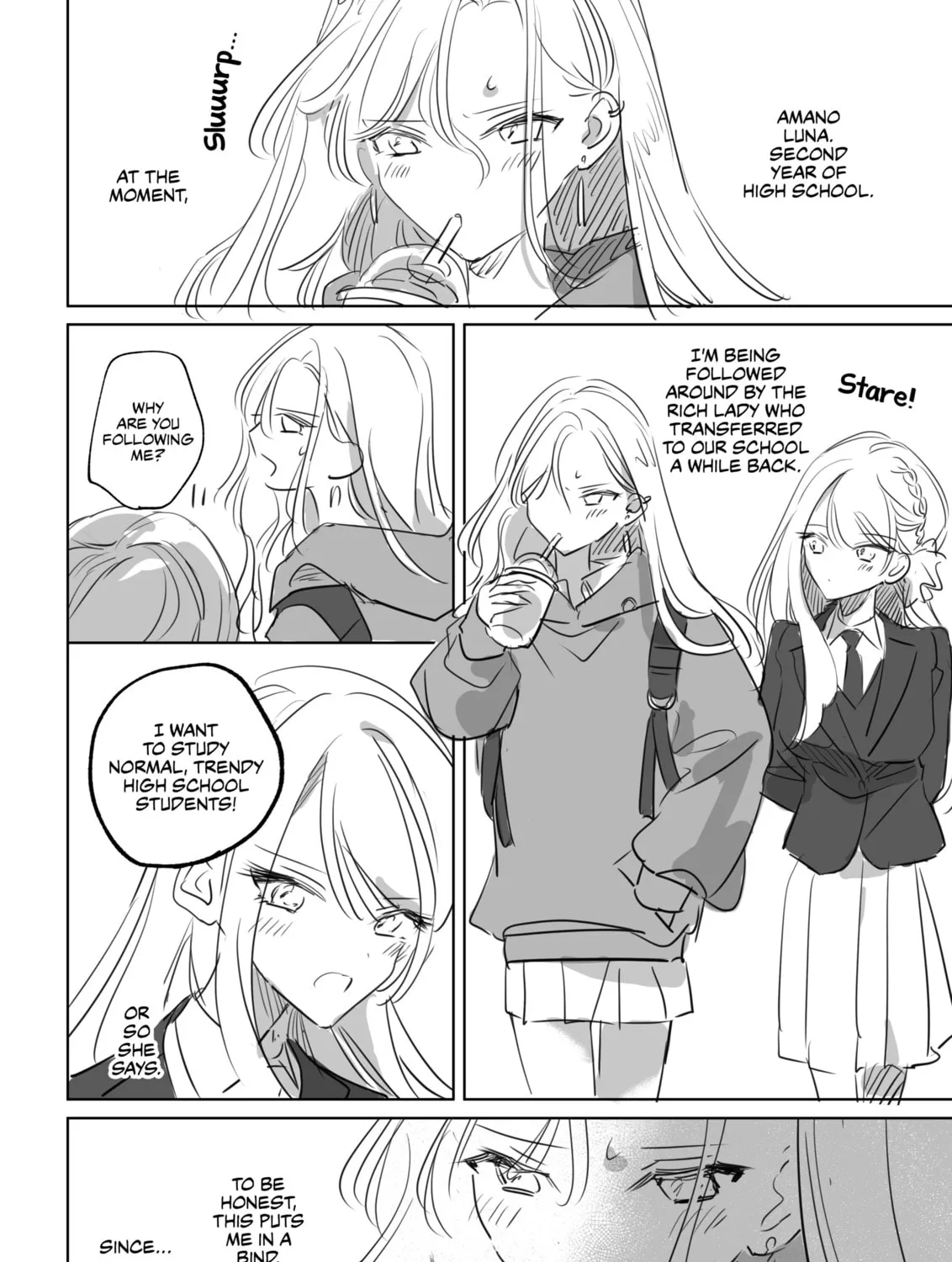 Gal and Young Lady Chapter 1 page 1 - 