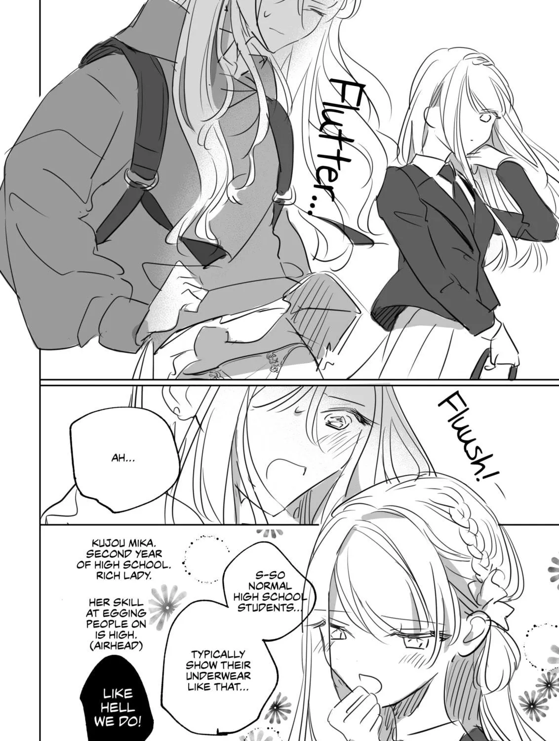 Gal and Young Lady Chapter 1 page 5 - 