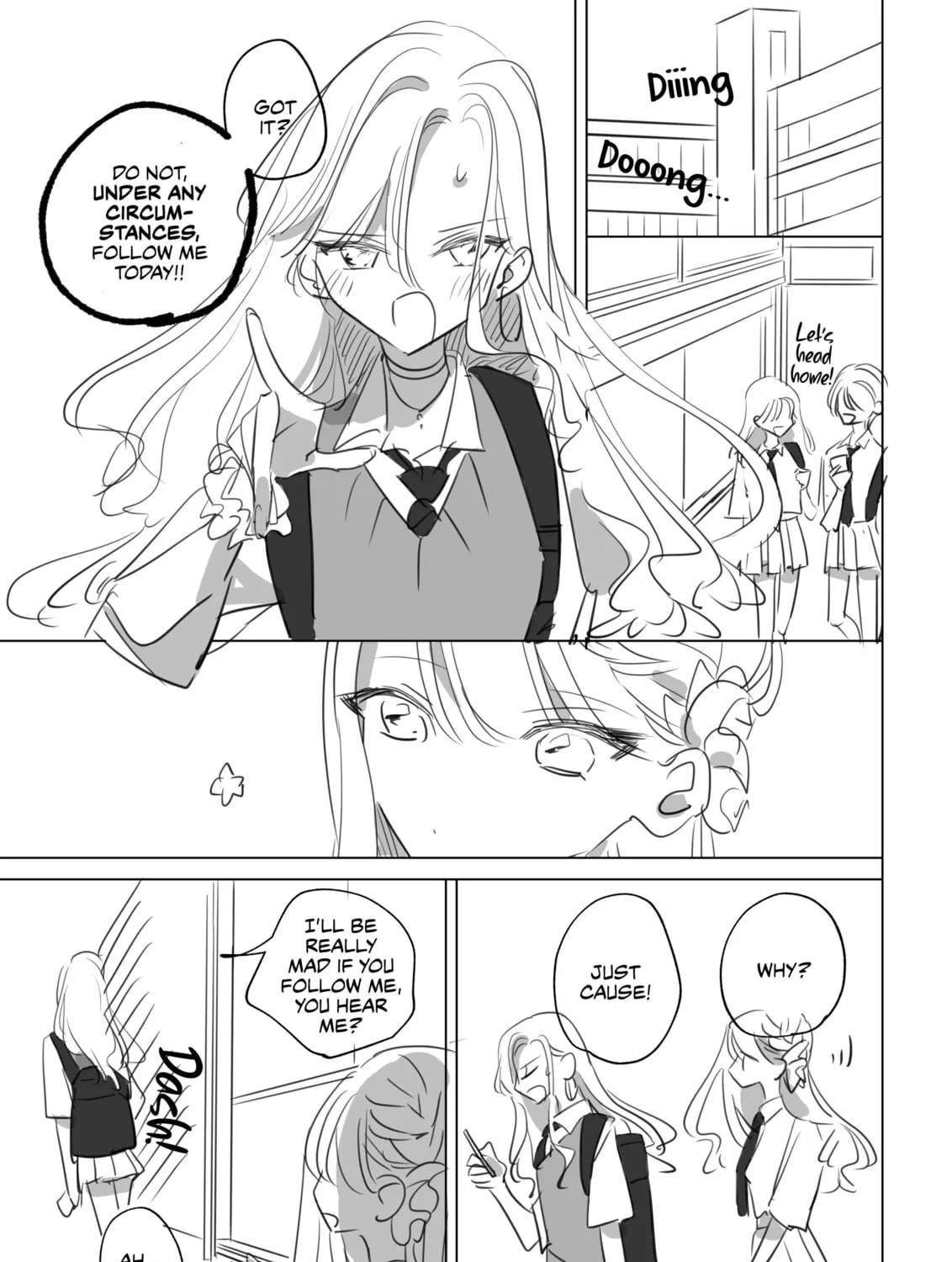 Gal and Young Lady Chapter 4 page 1 - 
