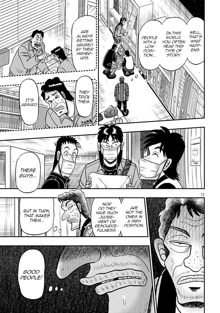 Gambling Outcast Kaiji: The 2.4 Billion Escape Arc - Kaiji Part 6 Chapter 385 page 13 - 