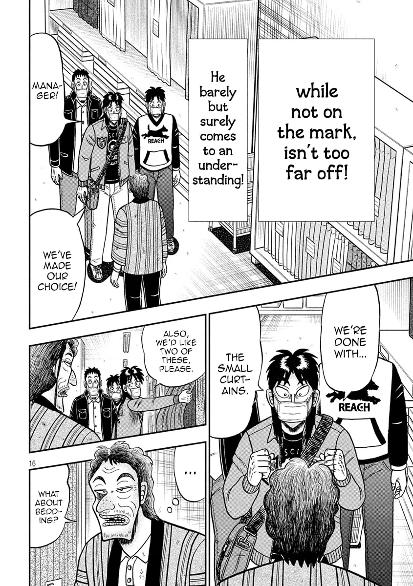 Gambling Outcast Kaiji: The 2.4 Billion Escape Arc - Kaiji Part 6 Chapter 385 page 16 - 