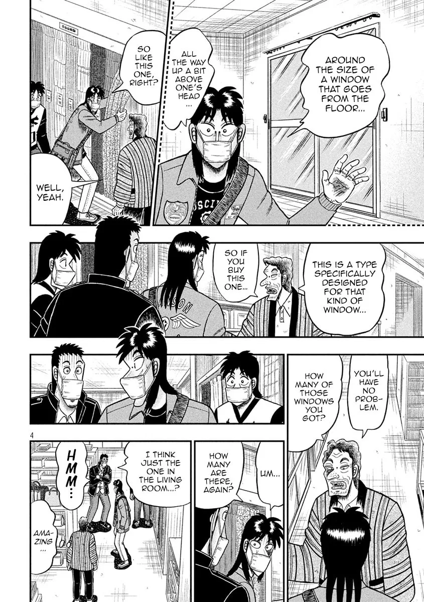 Gambling Outcast Kaiji: The 2.4 Billion Escape Arc - Kaiji Part 6 Chapter 385 page 4 - 