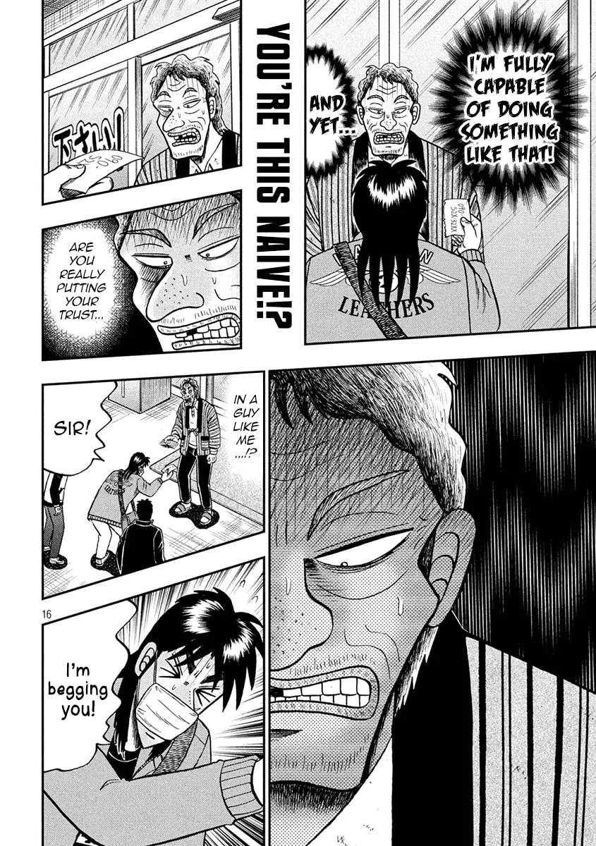 Gambling Outcast Kaiji: The 2.4 Billion Escape Arc - Kaiji Part 6 Chapter 386 page 16 - 