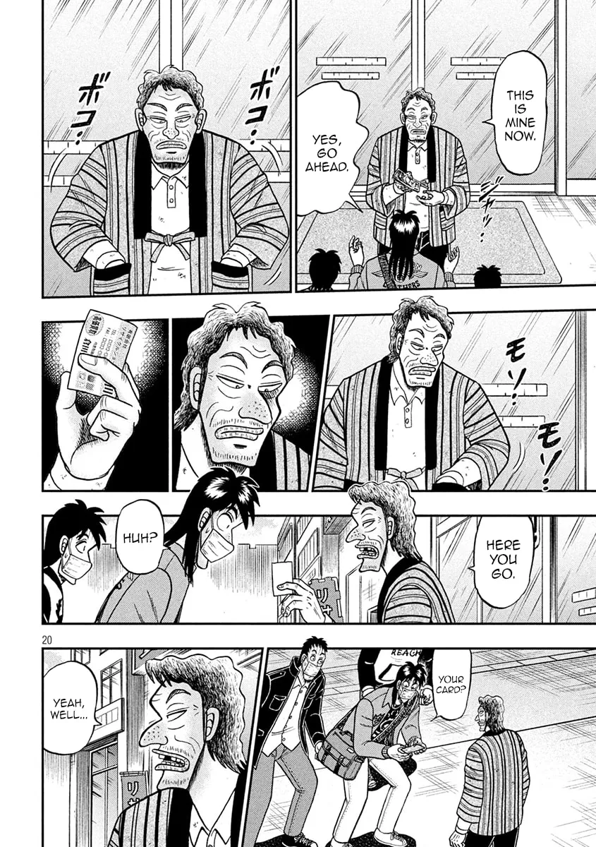 Gambling Outcast Kaiji: The 2.4 Billion Escape Arc - Kaiji Part 6 Chapter 386 page 20 - 