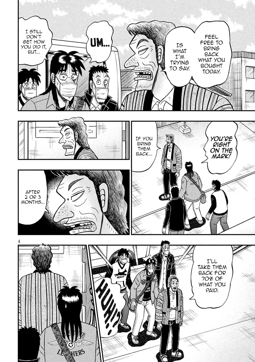Gambling Outcast Kaiji: The 2.4 Billion Escape Arc - Kaiji Part 6 Chapter 386 page 4 - 