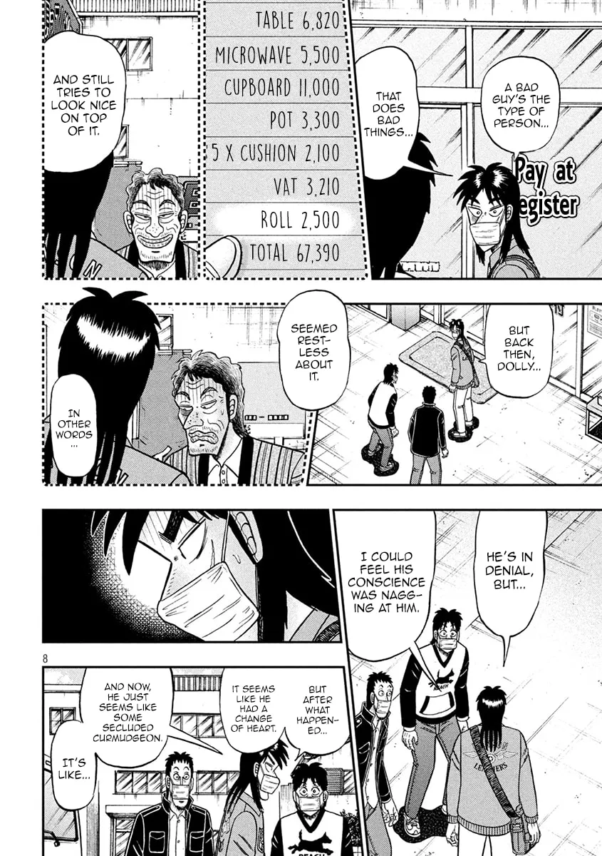 Gambling Outcast Kaiji: The 2.4 Billion Escape Arc - Kaiji Part 6 Chapter 386 page 8 - 