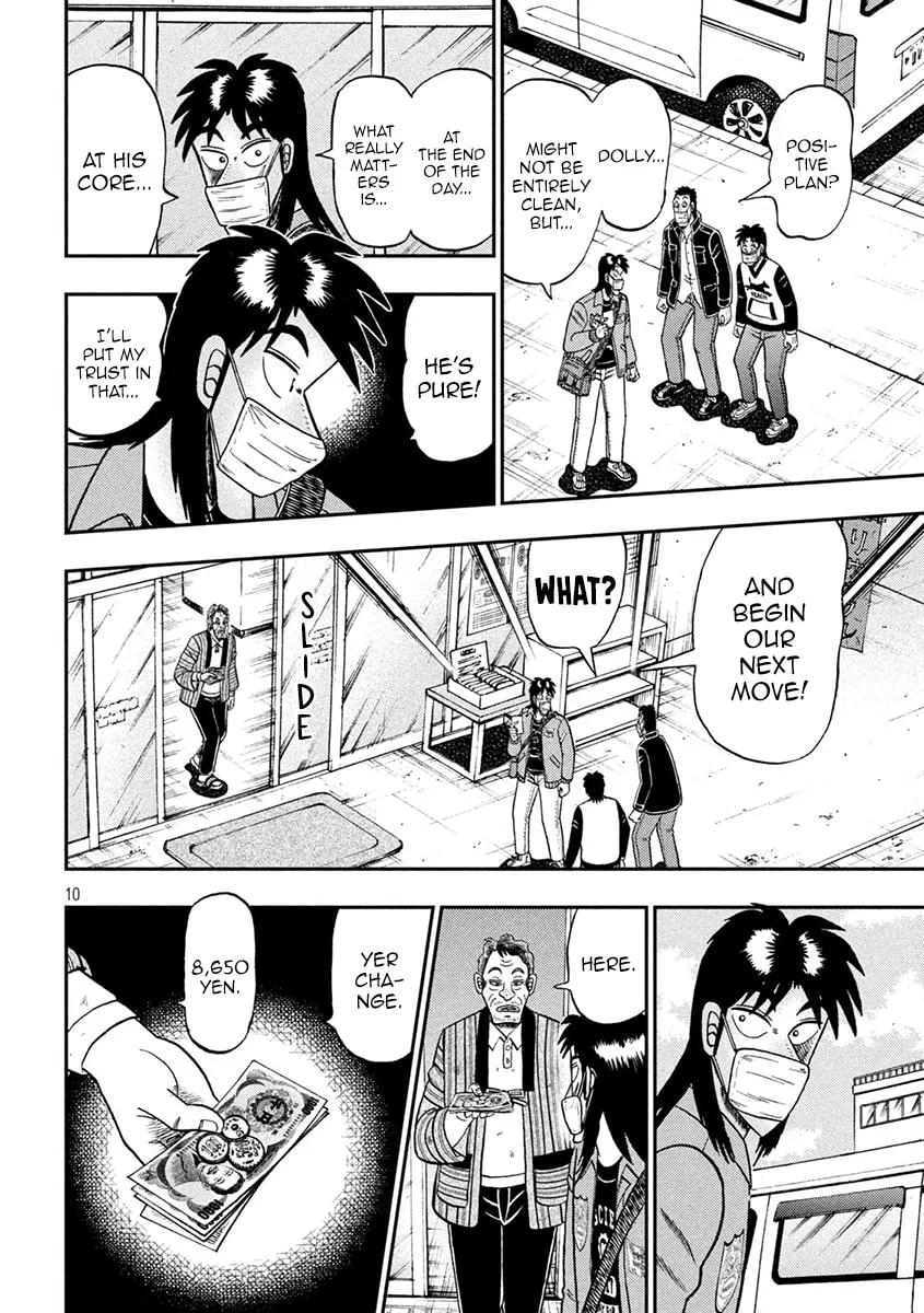 Gambling Outcast Kaiji: The 2.4 Billion Escape Arc - Kaiji Part 6 Chapter 386 page 10 - 