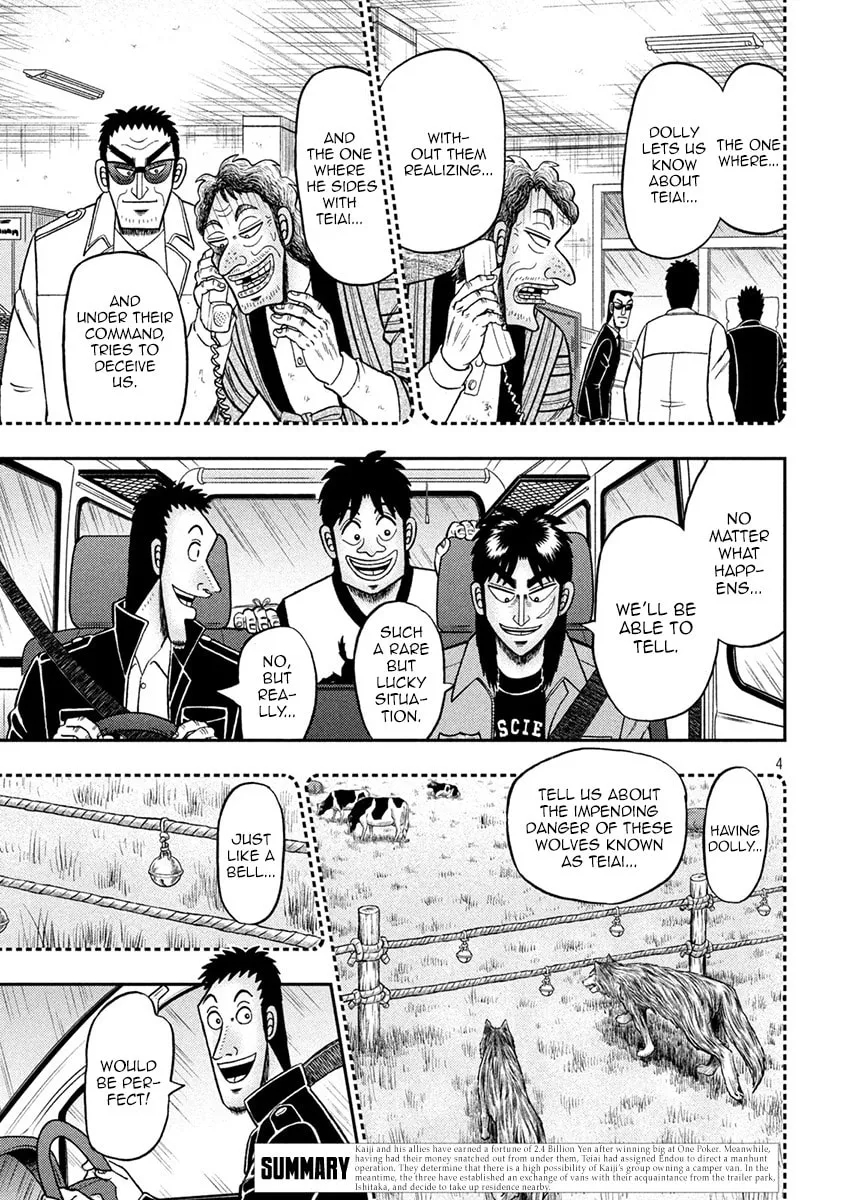 Gambling Outcast Kaiji: The 2.4 Billion Escape Arc - Kaiji Part 6 Chapter 388 page 4 - 