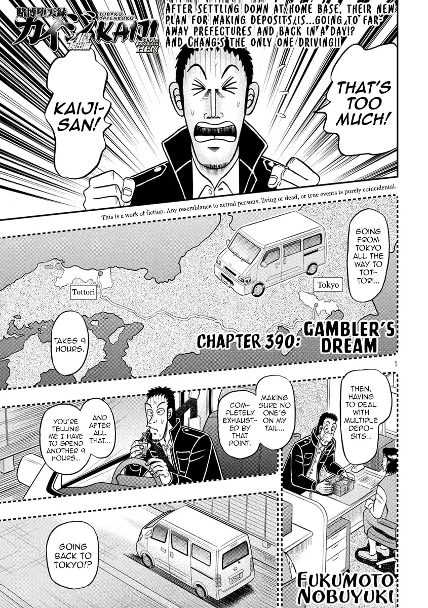 Gambling Outcast Kaiji: The 2.4 Billion Escape Arc - Kaiji Part 6 Chapter 390 page 1 - 