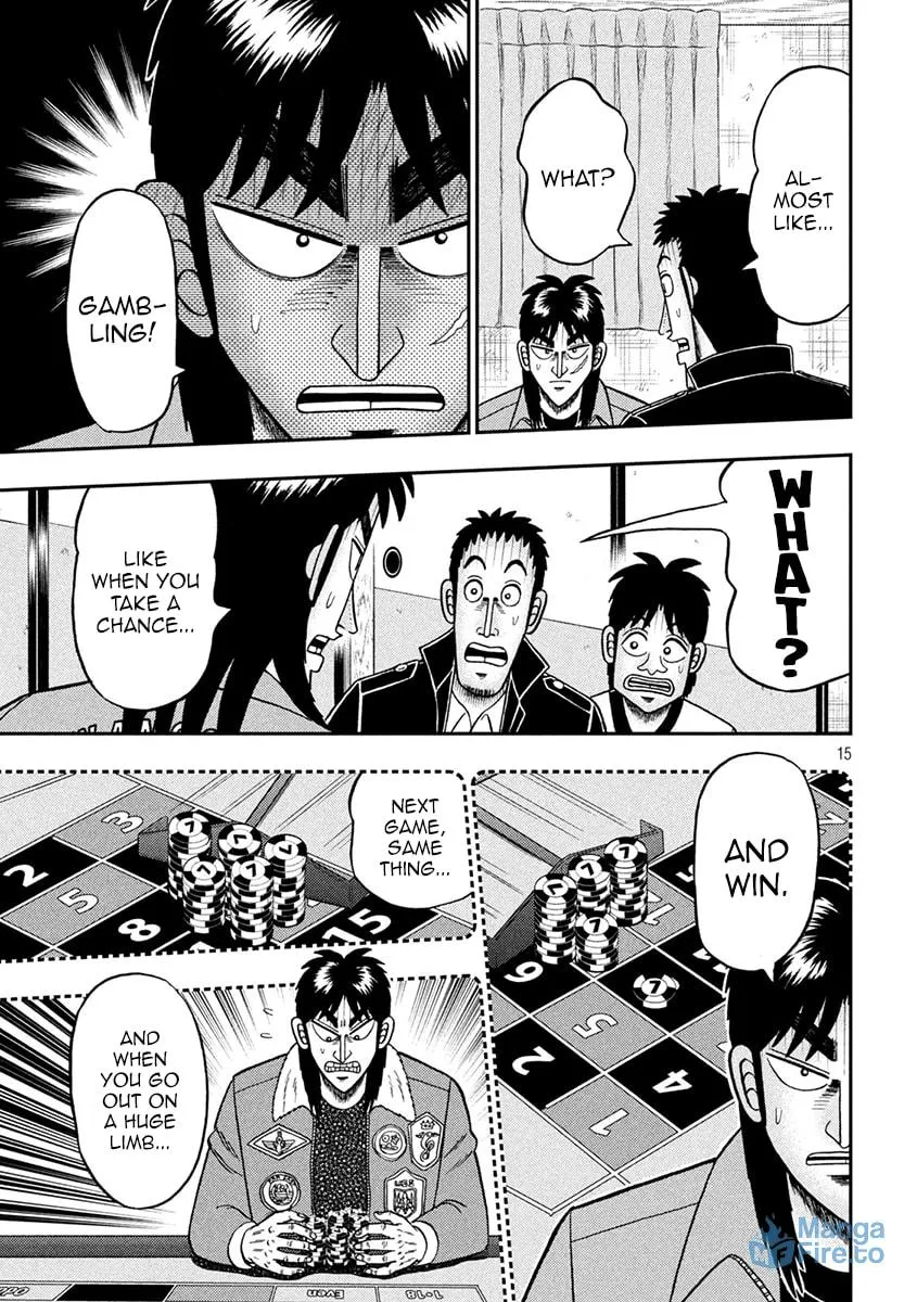 Gambling Outcast Kaiji: The 2.4 Billion Escape Arc - Kaiji Part 6 Chapter 390 page 15 - 