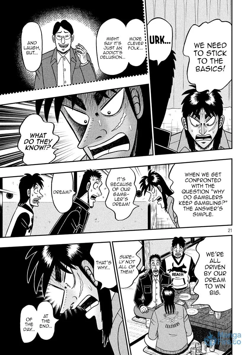 Gambling Outcast Kaiji: The 2.4 Billion Escape Arc - Kaiji Part 6 Chapter 390 page 21 - 