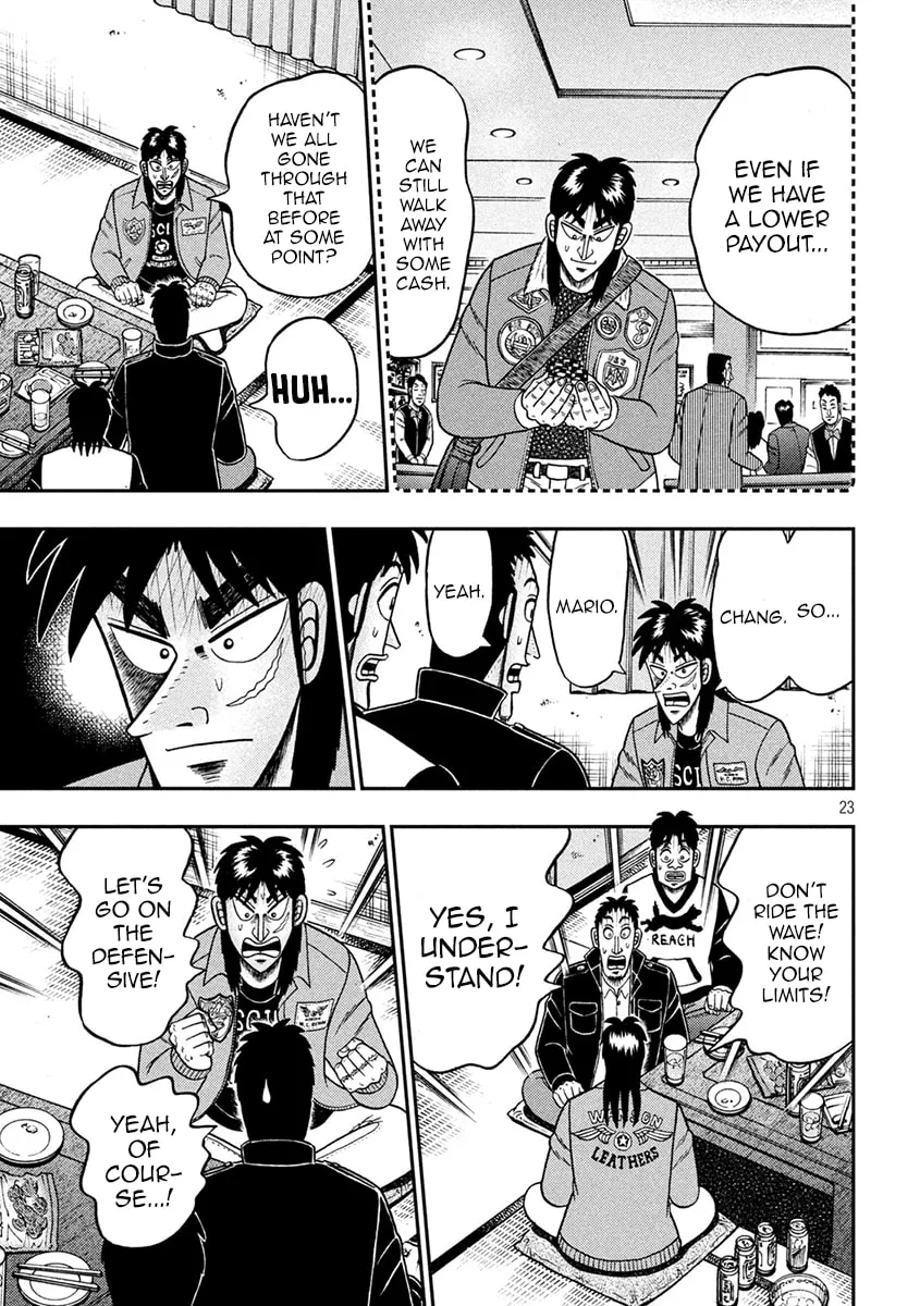 Gambling Outcast Kaiji: The 2.4 Billion Escape Arc - Kaiji Part 6 Chapter 390 page 23 - 