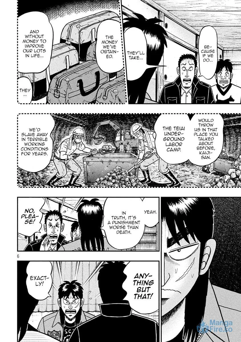 Gambling Outcast Kaiji: The 2.4 Billion Escape Arc - Kaiji Part 6 Chapter 390 page 6 - 