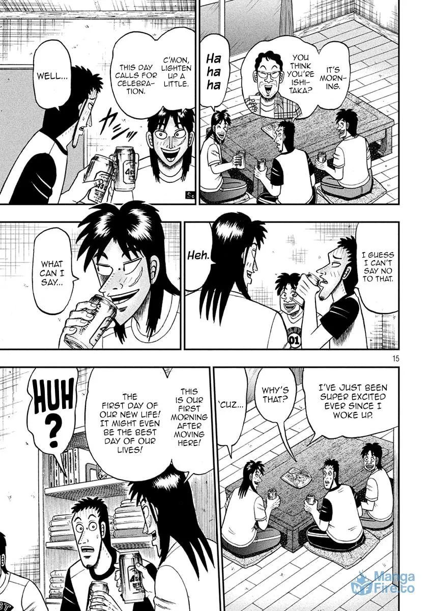 Gambling Outcast Kaiji: The 2.4 Billion Escape Arc - Kaiji Part 6 Chapter 392 page 15 - 