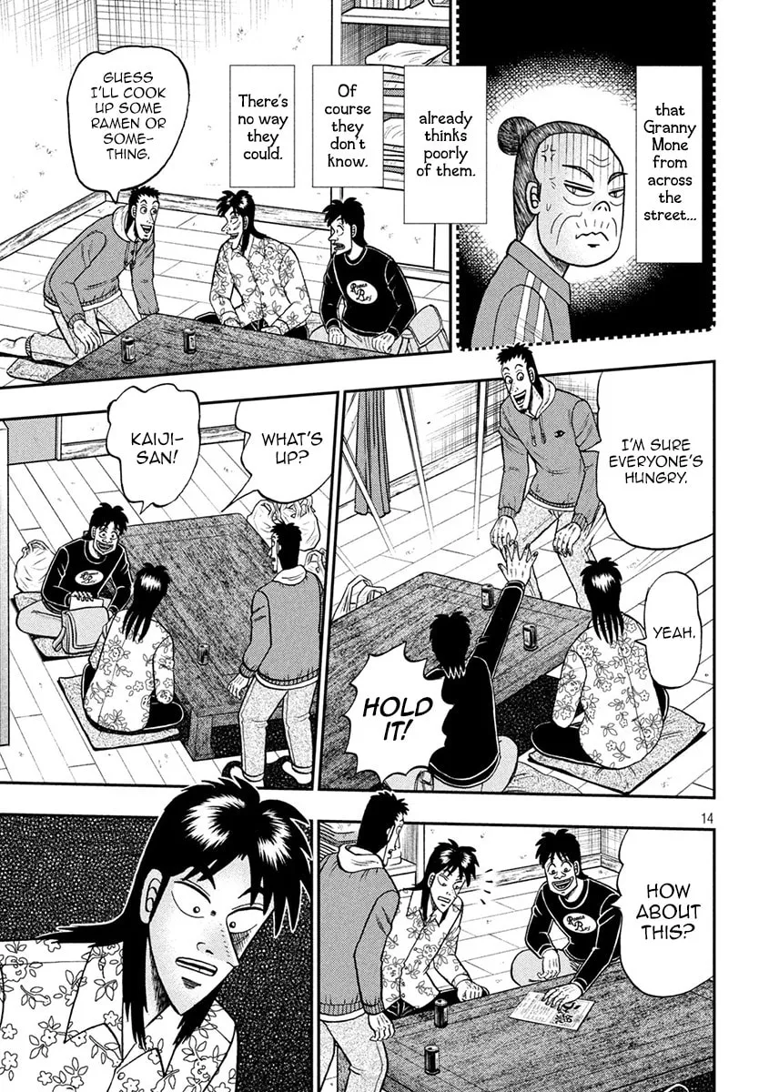 Gambling Outcast Kaiji: The 2.4 Billion Escape Arc - Kaiji Part 6 Chapter 393 page 14 - 