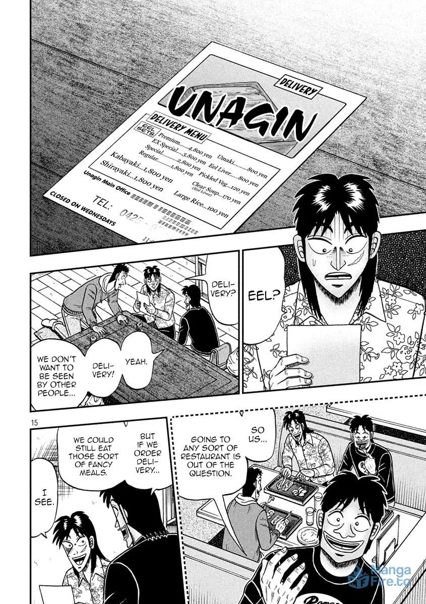 Gambling Outcast Kaiji: The 2.4 Billion Escape Arc - Kaiji Part 6 Chapter 393 page 15 - 