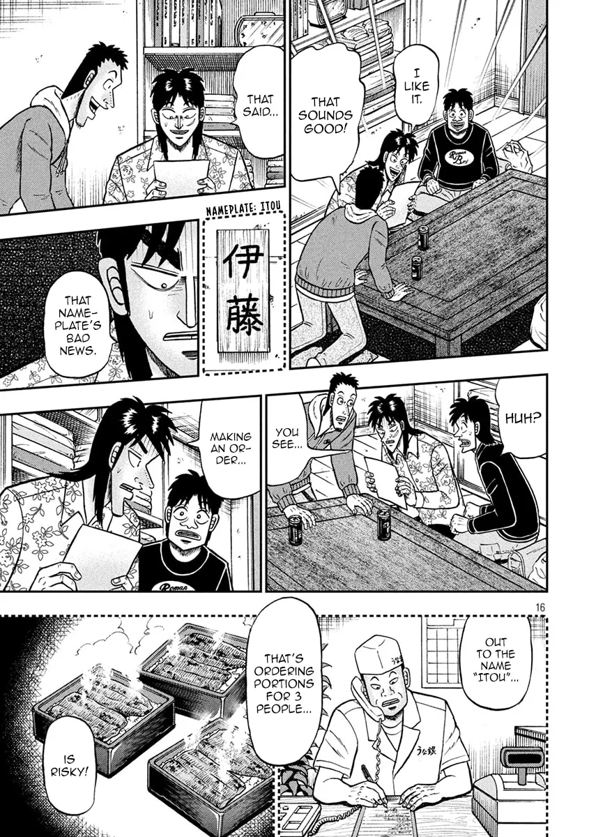 Gambling Outcast Kaiji: The 2.4 Billion Escape Arc - Kaiji Part 6 Chapter 393 page 16 - 