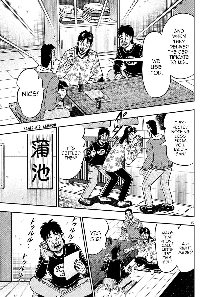 Gambling Outcast Kaiji: The 2.4 Billion Escape Arc - Kaiji Part 6 Chapter 393 page 20 - 