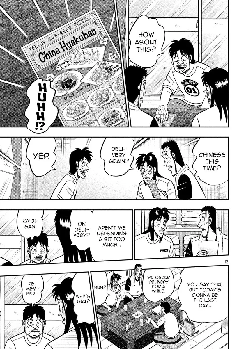 Gambling Outcast Kaiji: The 2.4 Billion Escape Arc - Kaiji Part 6 Chapter 394 page 13 - 