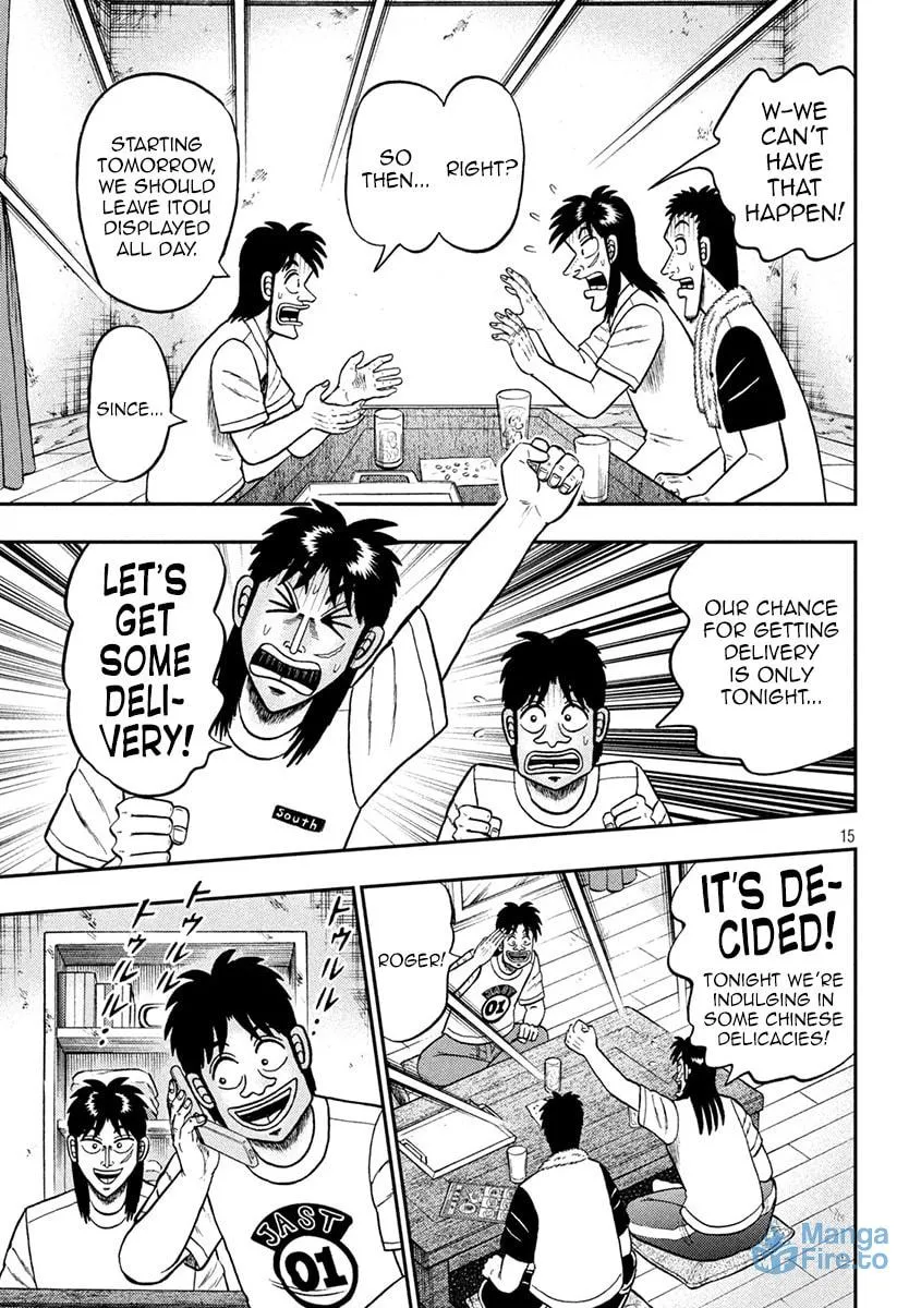Gambling Outcast Kaiji: The 2.4 Billion Escape Arc - Kaiji Part 6 Chapter 394 page 15 - 