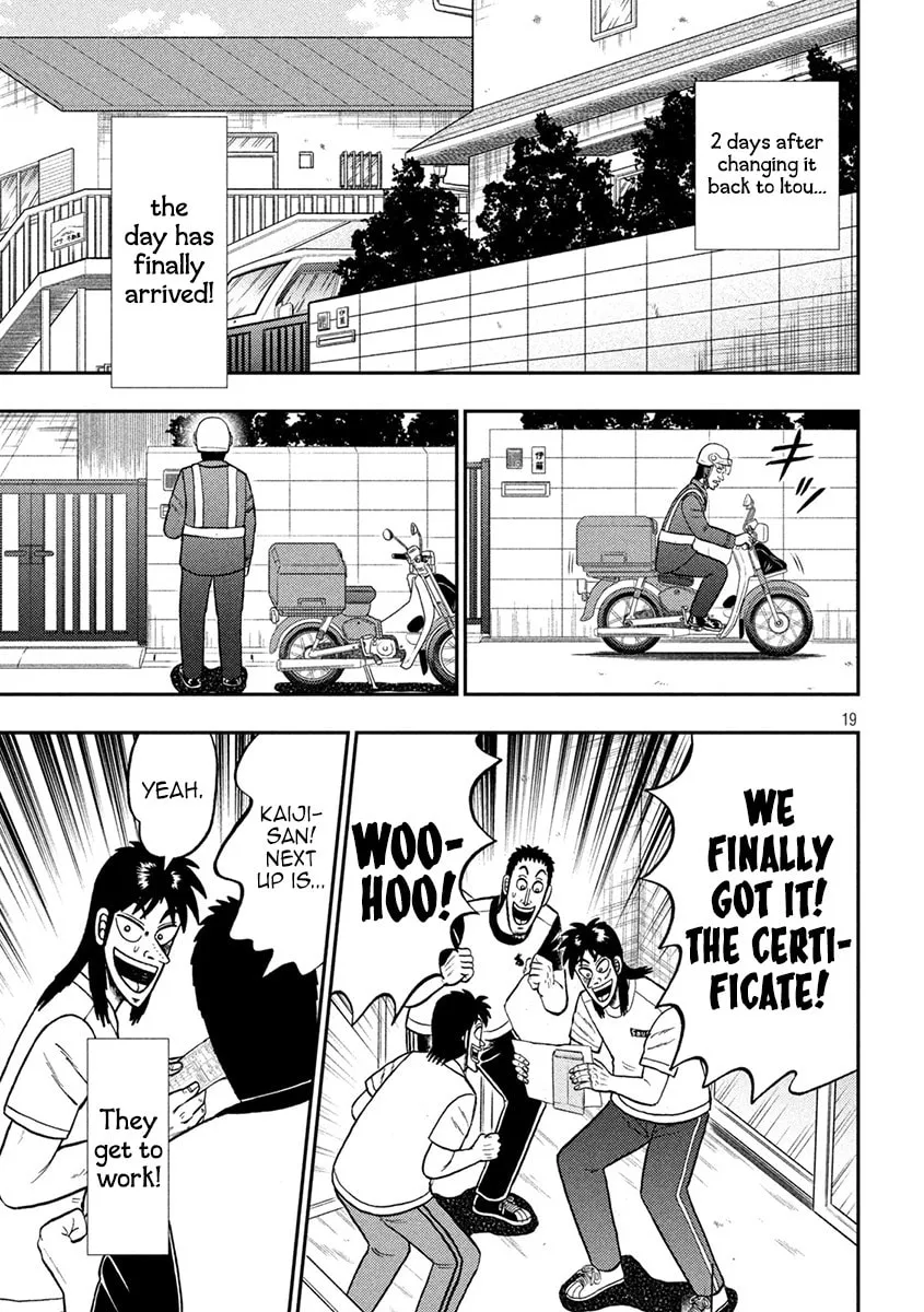 Gambling Outcast Kaiji: The 2.4 Billion Escape Arc - Kaiji Part 6 Chapter 394 page 19 - 