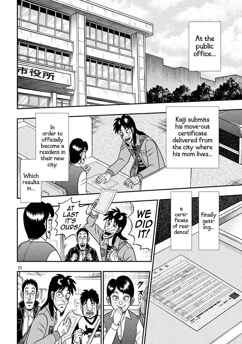 Gambling Outcast Kaiji: The 2.4 Billion Escape Arc - Kaiji Part 6 Chapter 394 page 20 - 