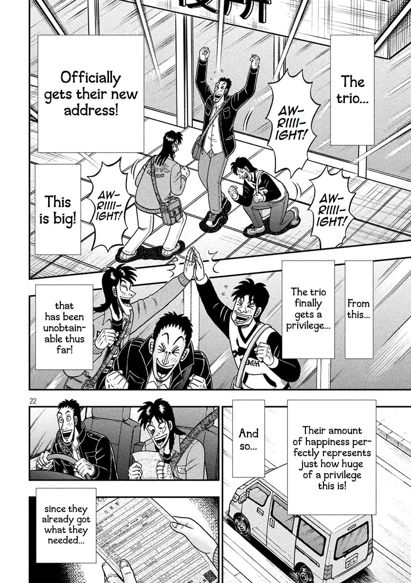 Gambling Outcast Kaiji: The 2.4 Billion Escape Arc - Kaiji Part 6 Chapter 394 page 22 - 