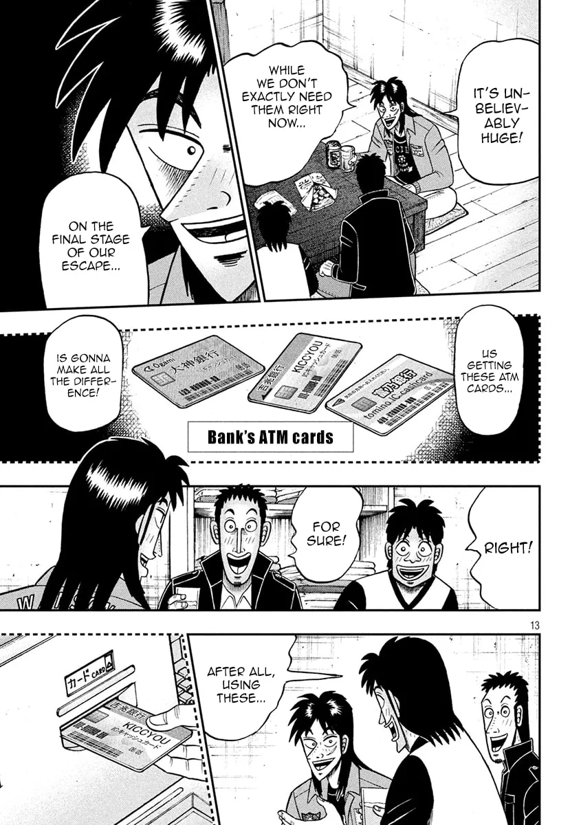 Gambling Outcast Kaiji: The 2.4 Billion Escape Arc - Kaiji Part 6 Chapter 395 page 13 - 