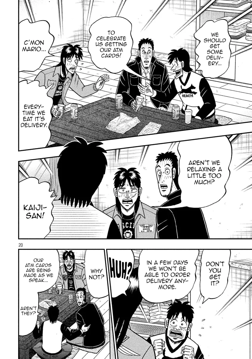 Gambling Outcast Kaiji: The 2.4 Billion Escape Arc - Kaiji Part 6 Chapter 395 page 20 - 