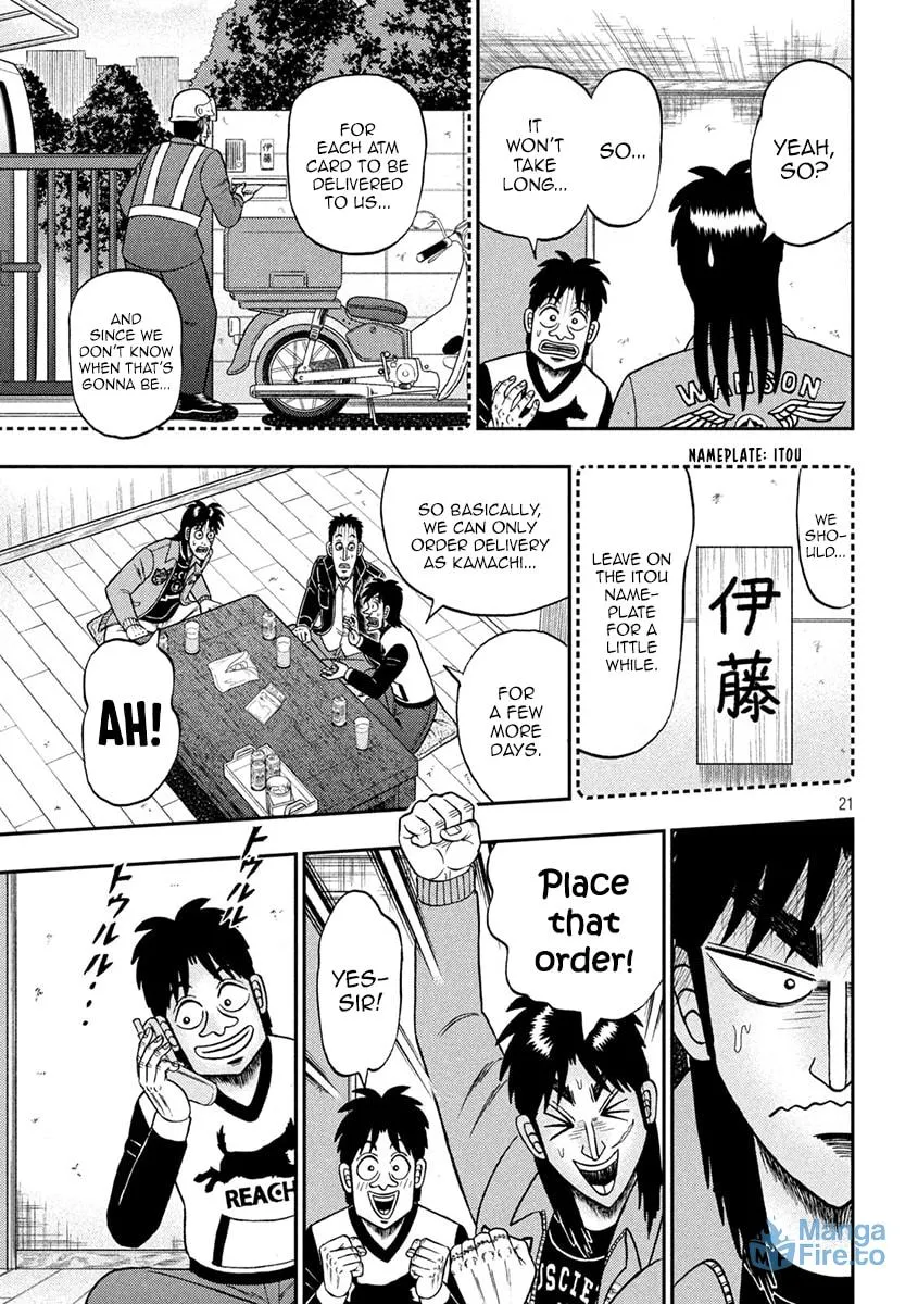 Gambling Outcast Kaiji: The 2.4 Billion Escape Arc - Kaiji Part 6 Chapter 395 page 21 - 