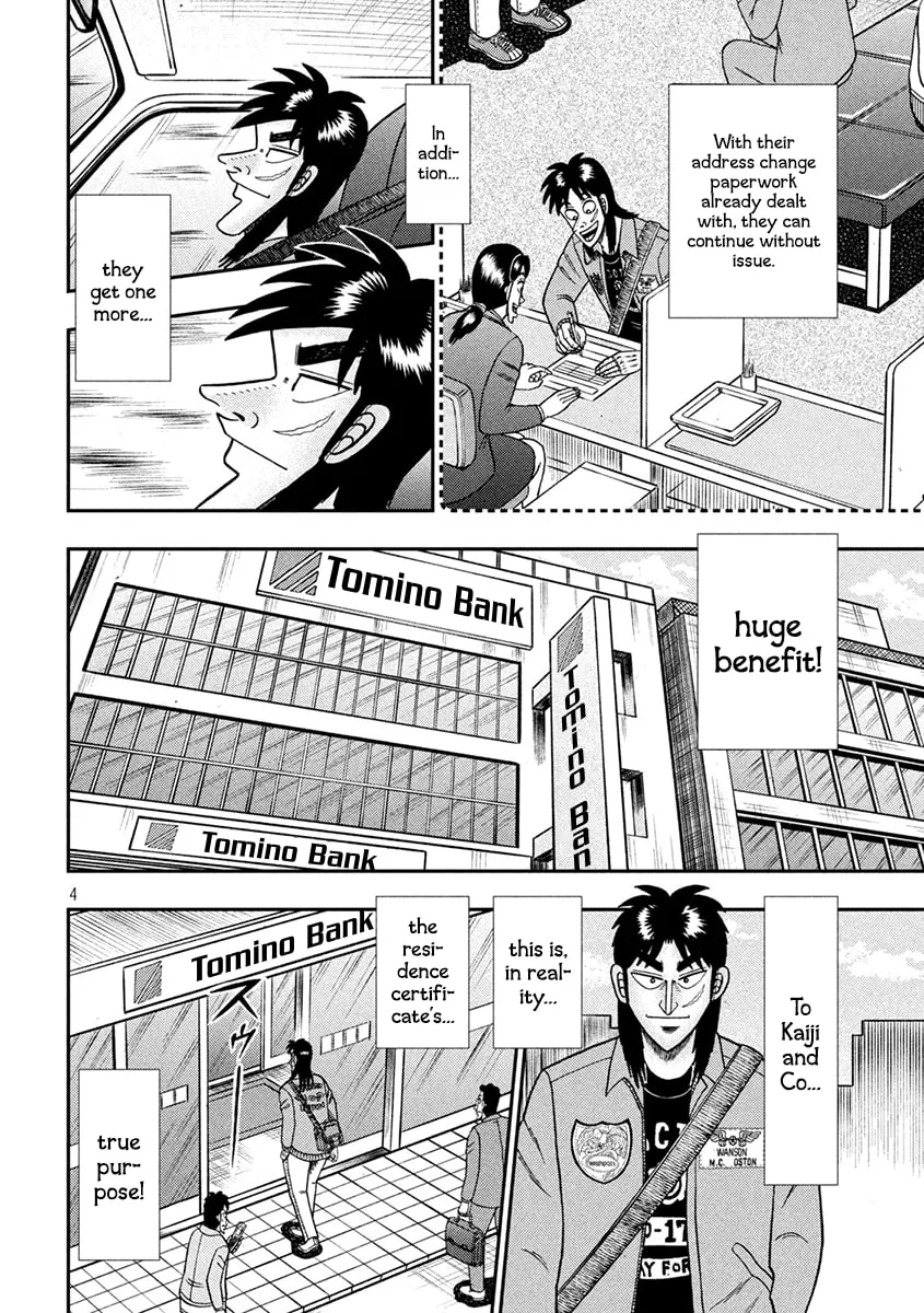 Gambling Outcast Kaiji: The 2.4 Billion Escape Arc - Kaiji Part 6 Chapter 395 page 4 - 