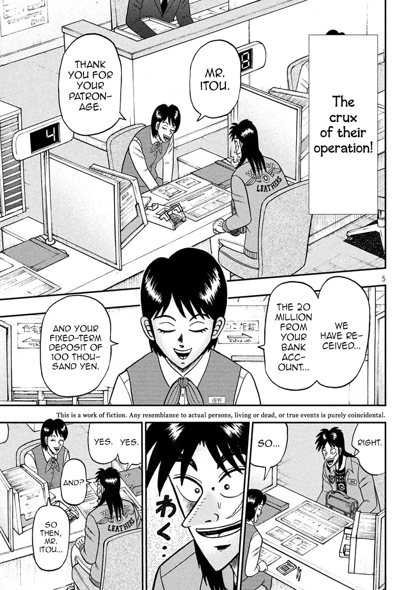 Gambling Outcast Kaiji: The 2.4 Billion Escape Arc - Kaiji Part 6 Chapter 395 page 5 - 