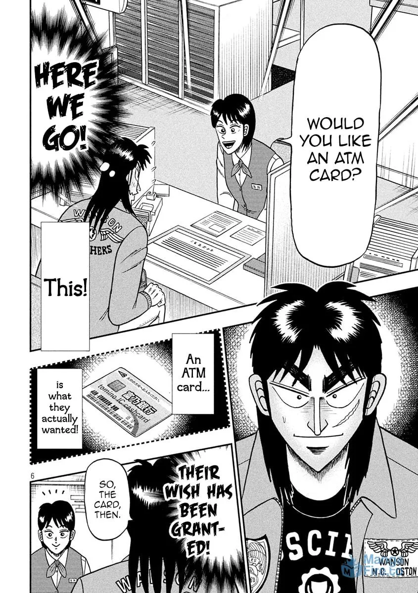 Gambling Outcast Kaiji: The 2.4 Billion Escape Arc - Kaiji Part 6 Chapter 395 page 6 - 
