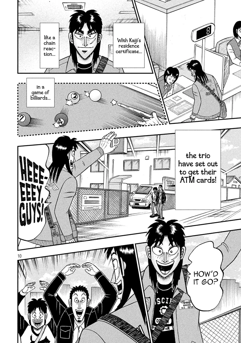Gambling Outcast Kaiji: The 2.4 Billion Escape Arc - Kaiji Part 6 Chapter 395 page 10 - 