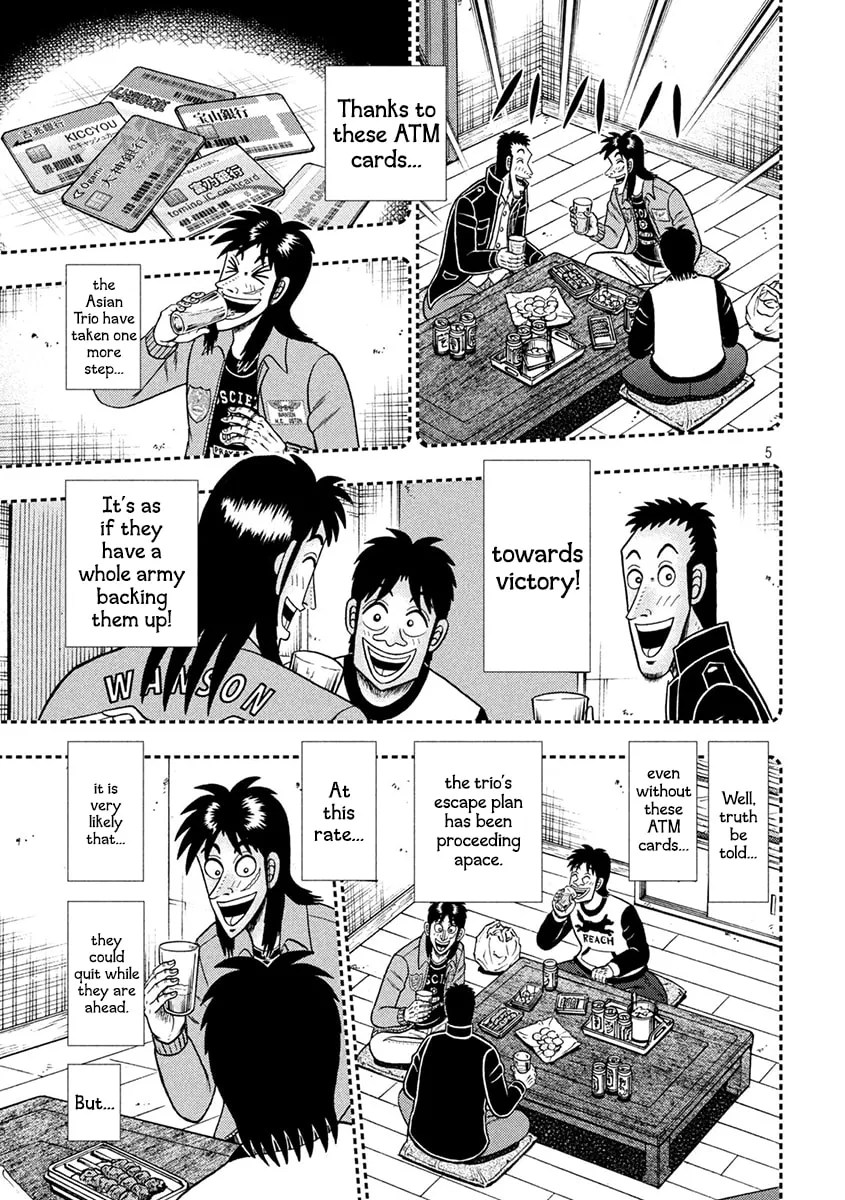 Gambling Outcast Kaiji: The 2.4 Billion Escape Arc - Kaiji Part 6 Chapter 396 page 5 - 
