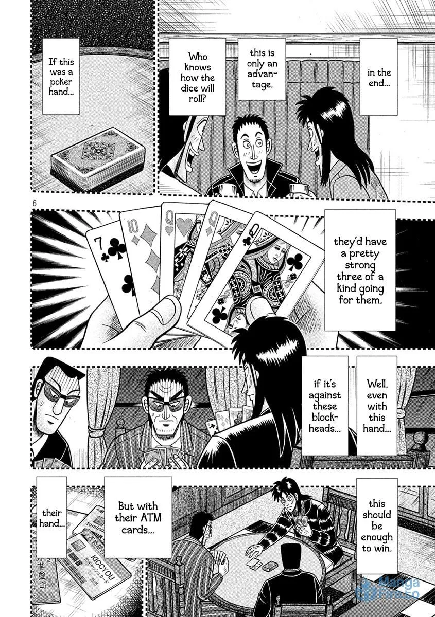 Gambling Outcast Kaiji: The 2.4 Billion Escape Arc - Kaiji Part 6 Chapter 396 page 6 - 