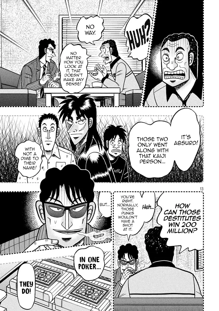 Gambling Outcast Kaiji: The 2.4 Billion Escape Arc - Kaiji Part 6 Chapter 398 page 13 - 