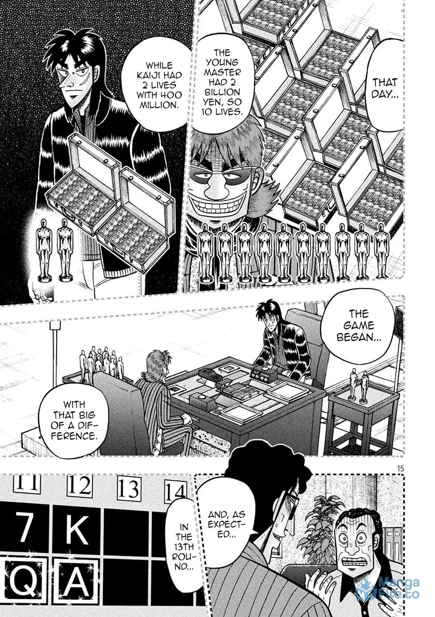 Gambling Outcast Kaiji: The 2.4 Billion Escape Arc - Kaiji Part 6 Chapter 398 page 15 - 
