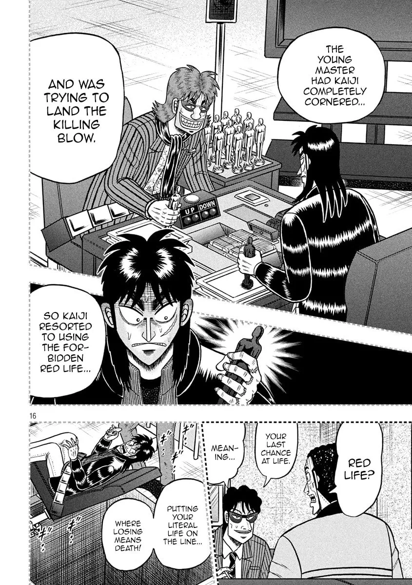Gambling Outcast Kaiji: The 2.4 Billion Escape Arc - Kaiji Part 6 Chapter 398 page 16 - 