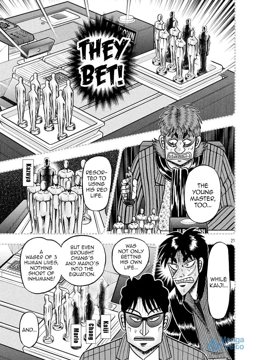 Gambling Outcast Kaiji: The 2.4 Billion Escape Arc - Kaiji Part 6 Chapter 398 page 21 - 