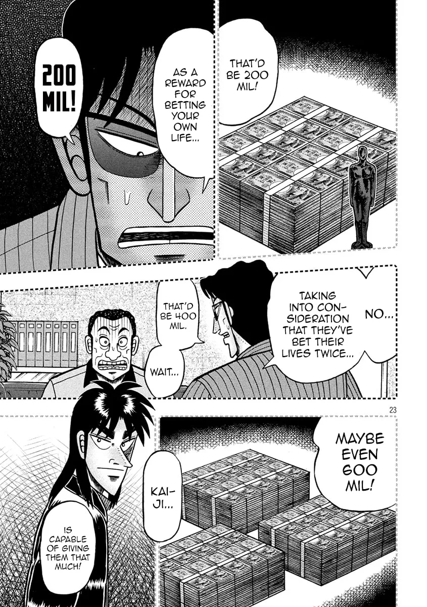 Gambling Outcast Kaiji: The 2.4 Billion Escape Arc - Kaiji Part 6 Chapter 398 page 23 - 