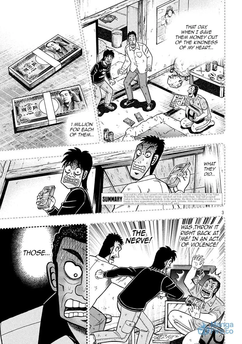 Gambling Outcast Kaiji: The 2.4 Billion Escape Arc - Kaiji Part 6 Chapter 399 page 3 - 