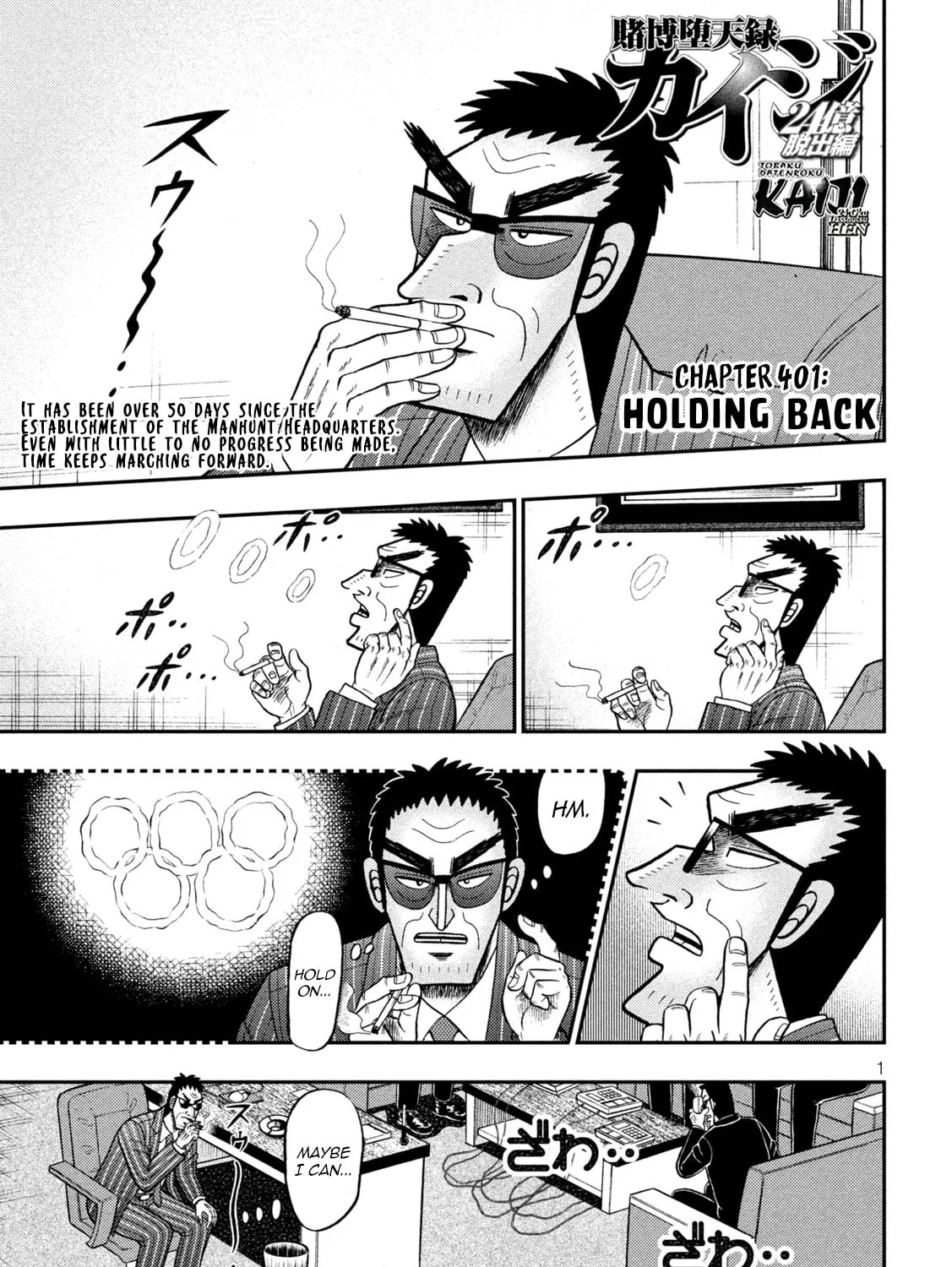 Gambling Outcast Kaiji: The 2.4 Billion Escape Arc - Kaiji Part 6 Chapter 401 page 1 - 