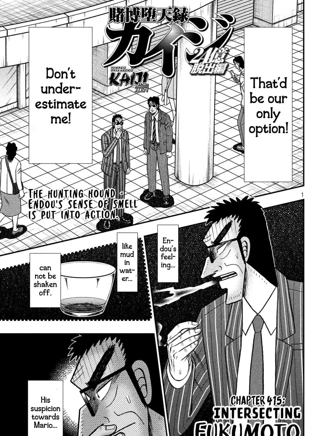Gambling Outcast Kaiji: The 2.4 Billion Escape Arc - Kaiji Part 6 Chapter 415 page 1 - 