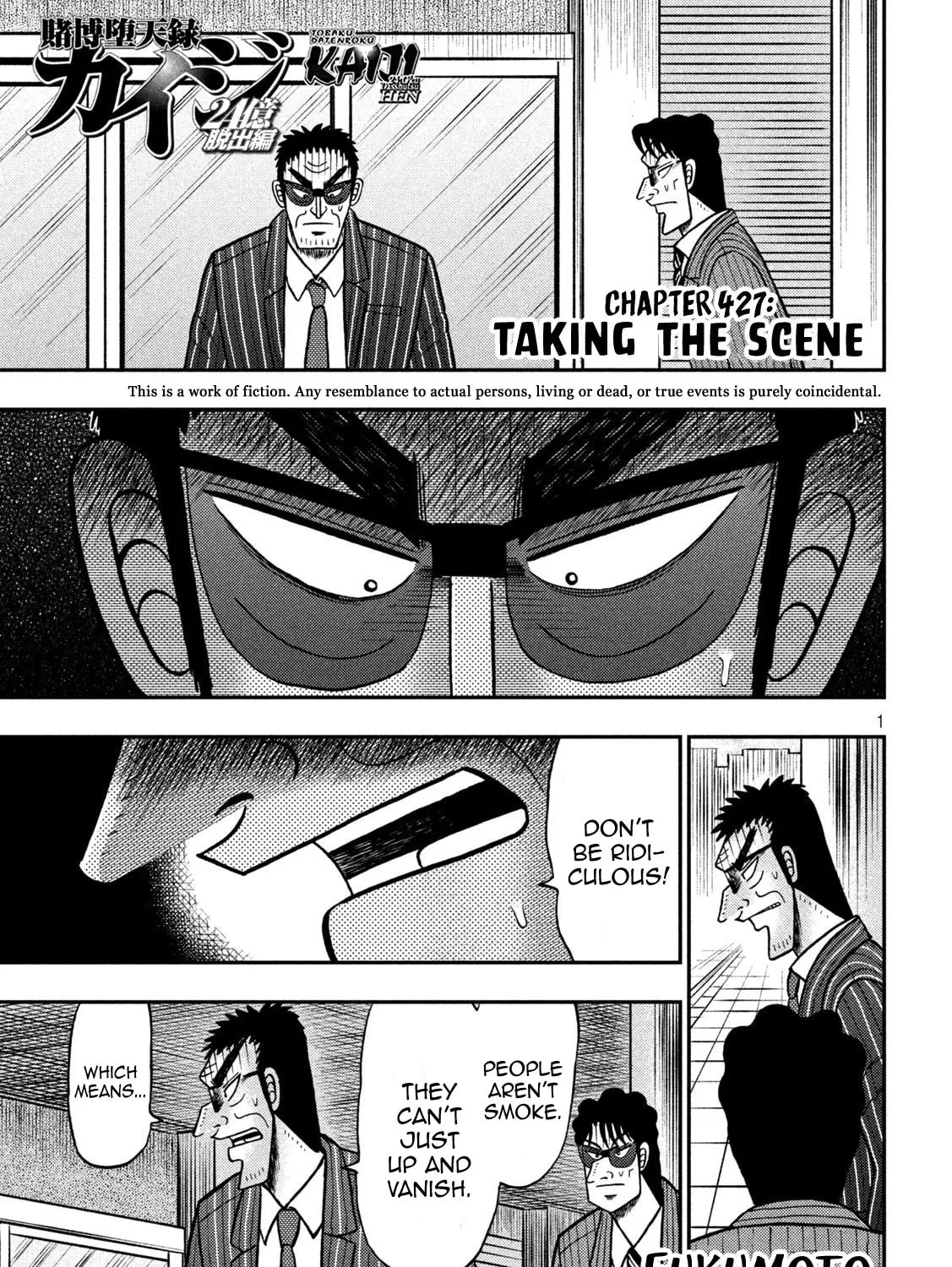 Gambling Outcast Kaiji: The 2.4 Billion Escape Arc - Kaiji Part 6 Chapter 427 page 1 - 